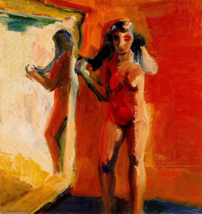 Wikioo.org - The Encyclopedia of Fine Arts - Painting, Artwork by Elmer Bischoff - Untitled (805)
