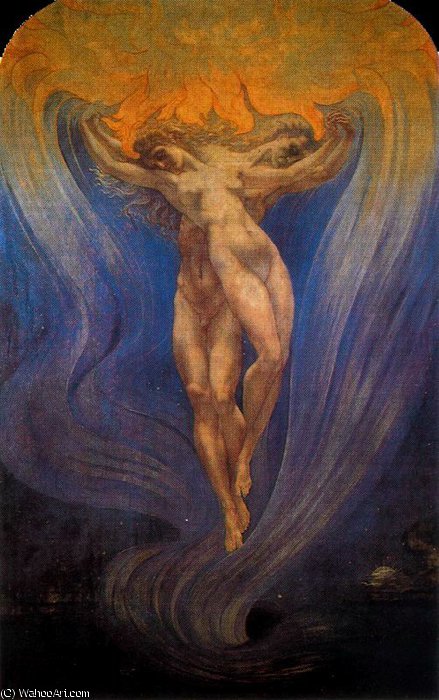 Wikioo.org - The Encyclopedia of Fine Arts - Painting, Artwork by Jean Delville - Untitled (904)