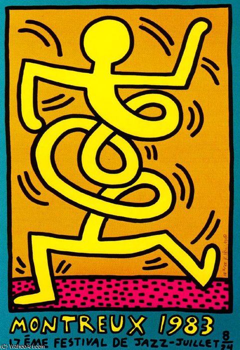 Wikioo.org - The Encyclopedia of Fine Arts - Painting, Artwork by Keith Haring - Untitled (163)
