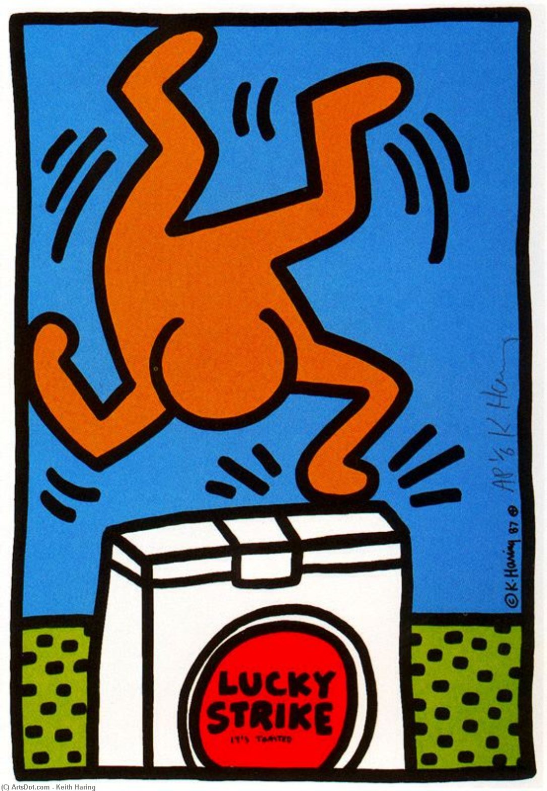 Wikioo.org - The Encyclopedia of Fine Arts - Painting, Artwork by Keith Haring - Untitled (161)