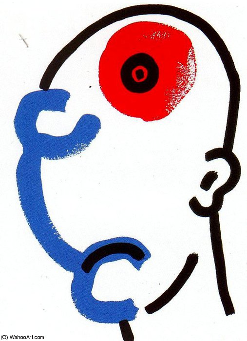 Wikioo.org - The Encyclopedia of Fine Arts - Painting, Artwork by Keith Haring - Untitled (823)