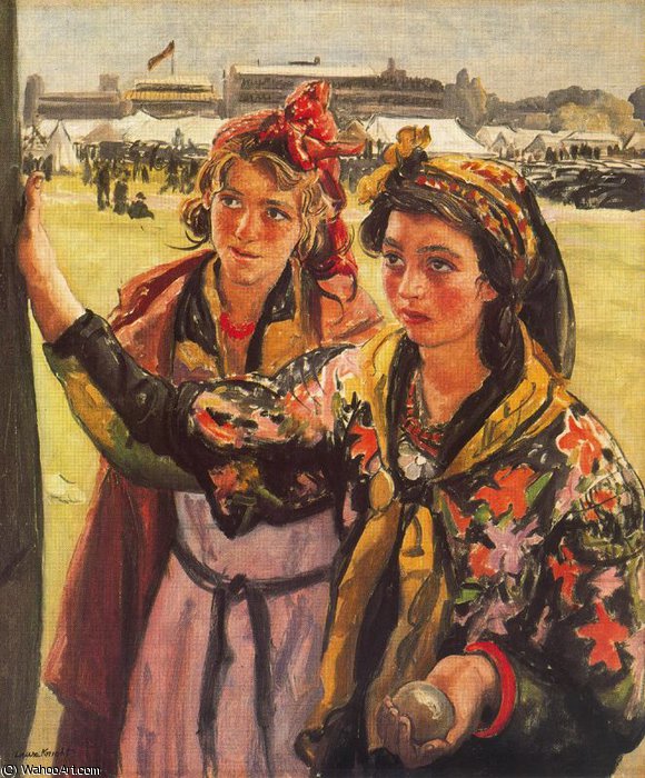 Wikioo.org - The Encyclopedia of Fine Arts - Painting, Artwork by Dame Laura Knight - Untitled (639)