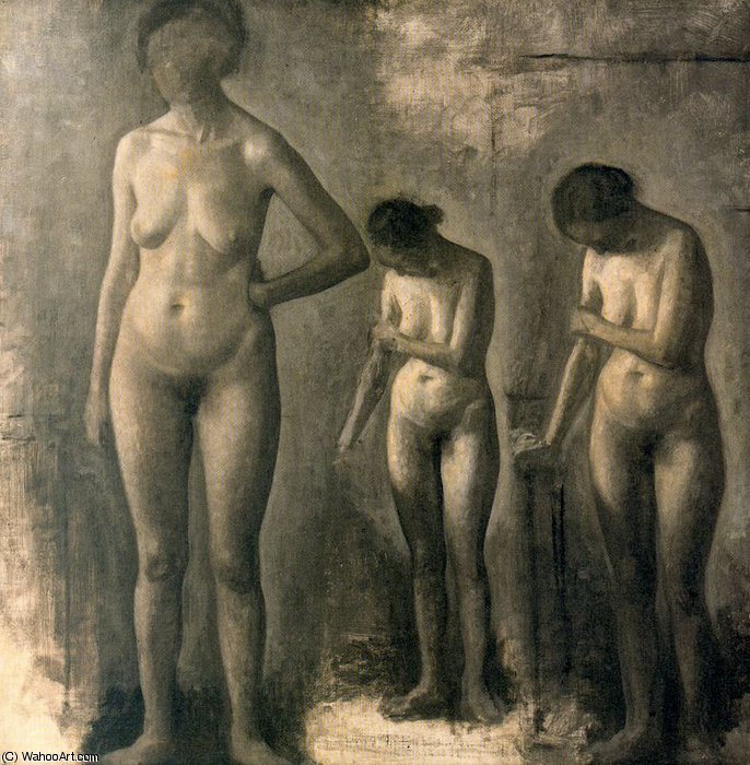 Wikioo.org – La Enciclopedia de las Bellas Artes - Pintura, Obras de arte de Vilhelm (Hammershøi)Hammershoi - sin título (522)