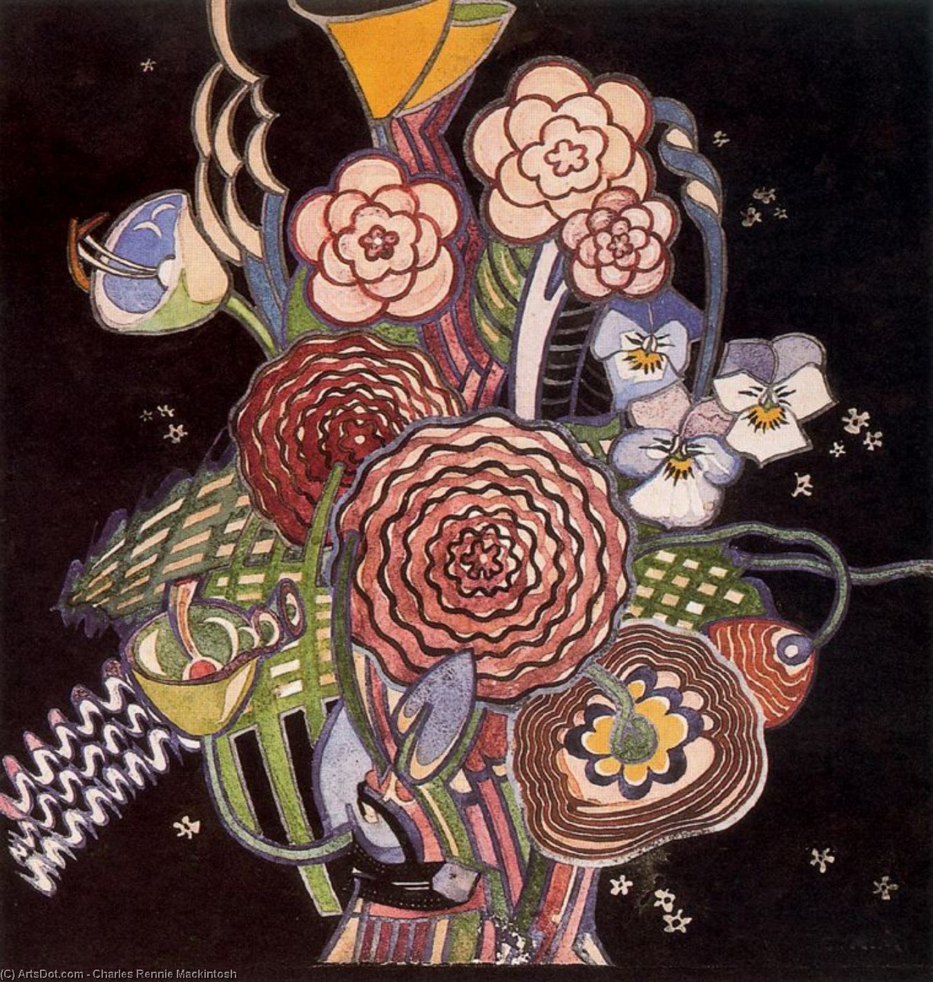 Wikioo.org - The Encyclopedia of Fine Arts - Painting, Artwork by Charles Rennie Mackintosh - Untitled (686)