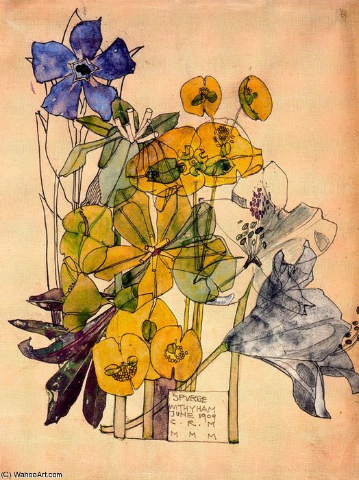 Wikioo.org - The Encyclopedia of Fine Arts - Painting, Artwork by Charles Rennie Mackintosh - Untitled (911)