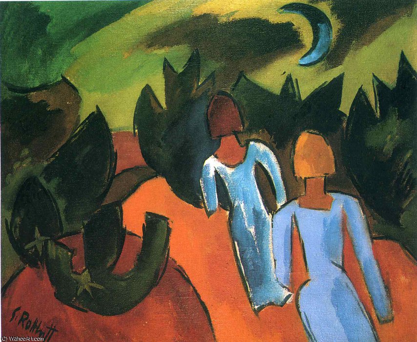 Wikioo.org - The Encyclopedia of Fine Arts - Painting, Artwork by Karl Schmidt-Rottluff - Untitled (300)
