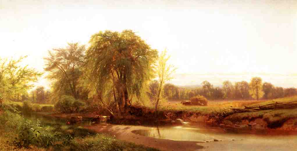 Wikioo.org - The Encyclopedia of Fine Arts - Painting, Artwork by Arthur Parton - Claverack creek