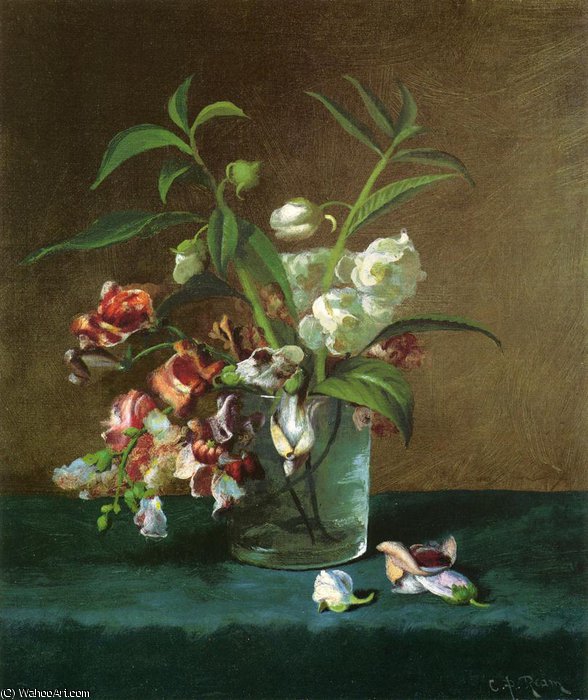 WikiOO.org - Encyclopedia of Fine Arts - Maľba, Artwork Carducius Plantagenet Ream - Floral still life