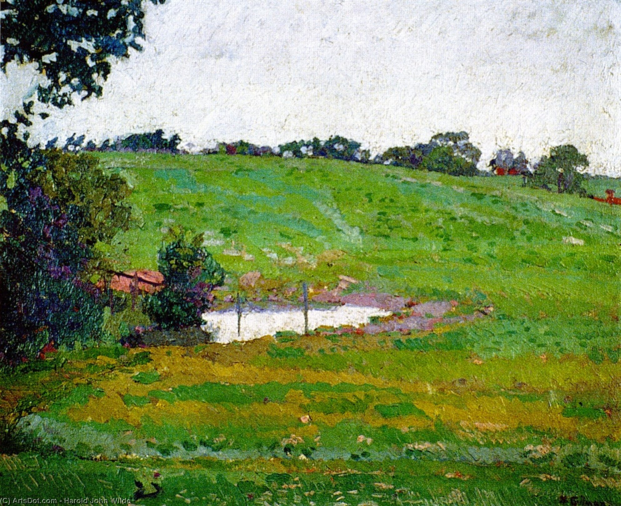 Wikioo.org - The Encyclopedia of Fine Arts - Painting, Artwork by Harold John Wilde - Horwegion landscape