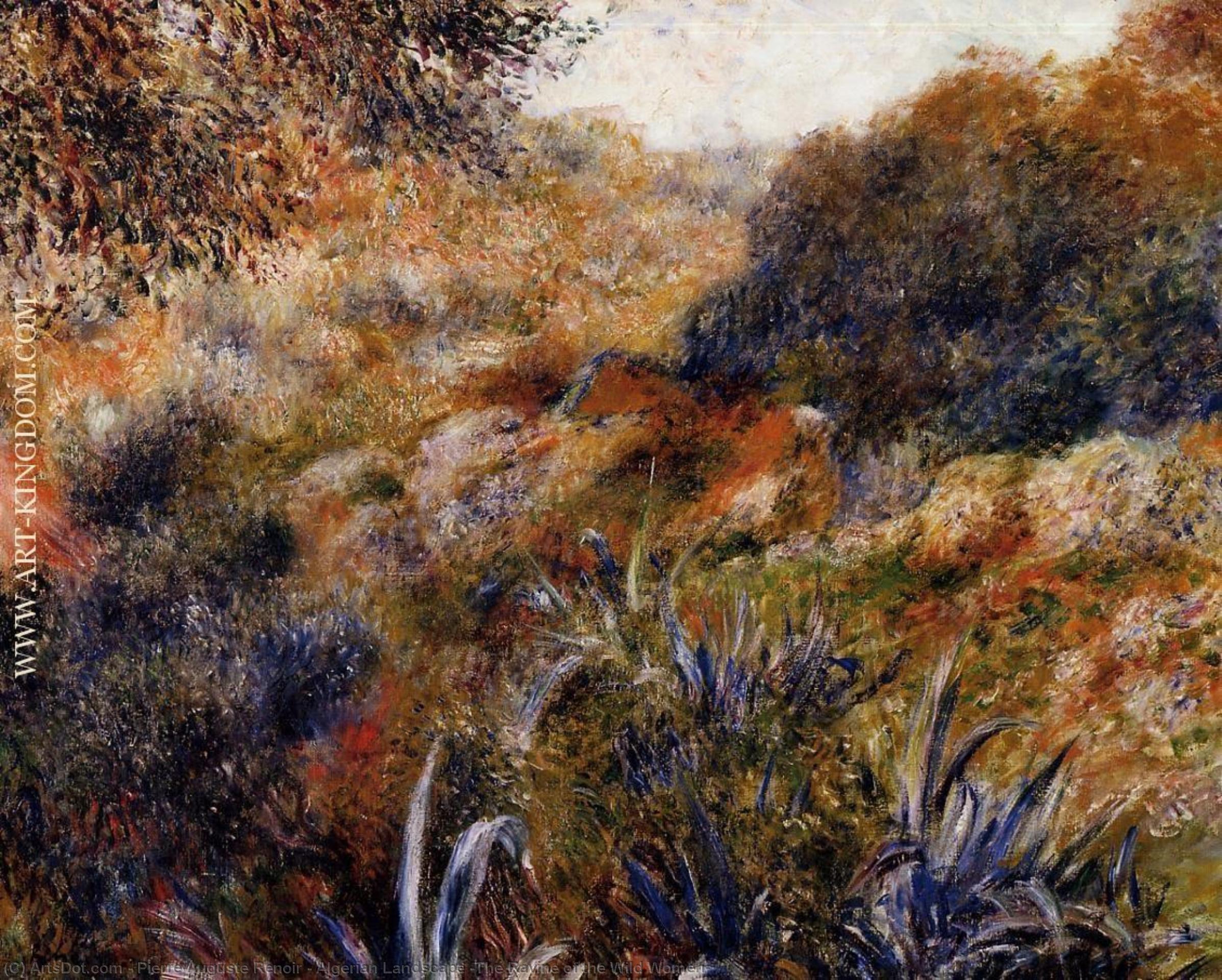 Wikioo.org - The Encyclopedia of Fine Arts - Painting, Artwork by Pierre-Auguste Renoir - Algerian Landscape (The Ravine of the Wild Women)
