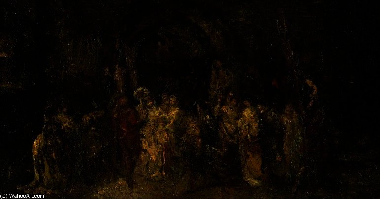Wikioo.org - The Encyclopedia of Fine Arts - Painting, Artwork by Adolphe Joseph Thomas Monticelli - The marriage procession