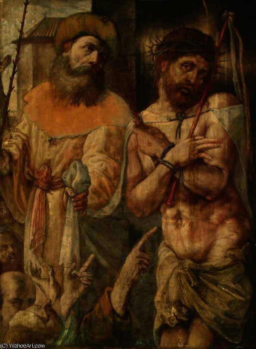 WikiOO.org - Encyclopedia of Fine Arts - Maleri, Artwork Albrecht Durer - Not this Man but Barabbas