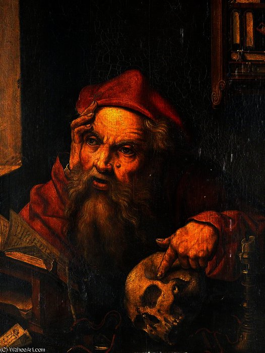 WikiOO.org - Encyclopedia of Fine Arts - Maleri, Artwork Albrecht Durer - Saint Jerome in His Study