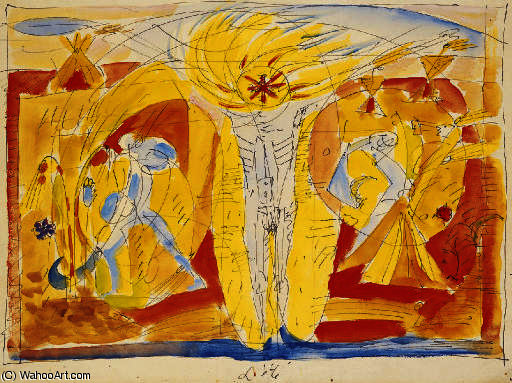 WikiOO.org - Encyclopedia of Fine Arts - Festés, Grafika André Aimé René Masson - THE sUMMER