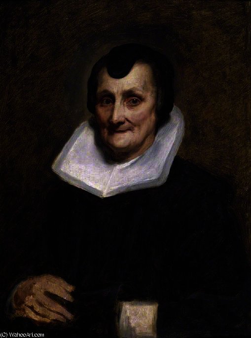 WikiOO.org – 美術百科全書 - 繪畫，作品 Anthony Van Dyck - 一个老 女人