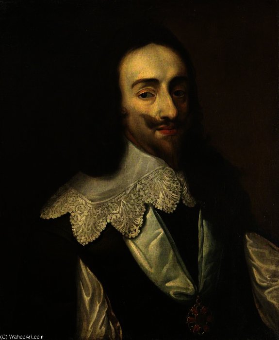 Wikioo.org - The Encyclopedia of Fine Arts - Painting, Artwork by Anthony Van Dyck - Charles i - (11)