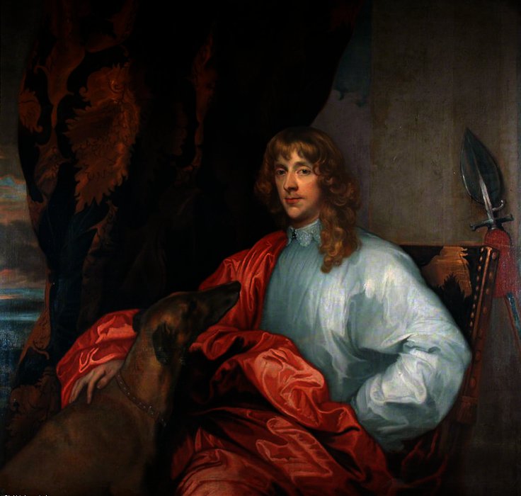 Wikioo.org – La Enciclopedia de las Bellas Artes - Pintura, Obras de arte de Anthony Van Dyck - james stuart , Duque de richmond