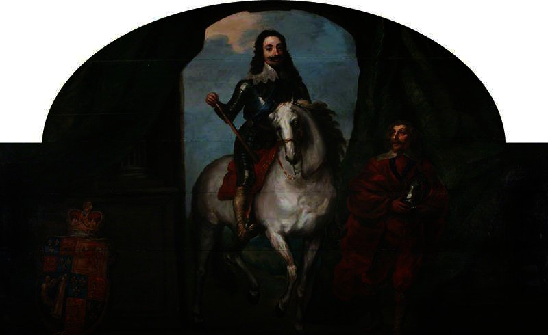 Wikioo.org - Bách khoa toàn thư về mỹ thuật - Vẽ tranh, Tác phẩm nghệ thuật Anthony Van Dyck - King Charles I and His Equerry M. de St Antoine, Chevalier d'Epergnon