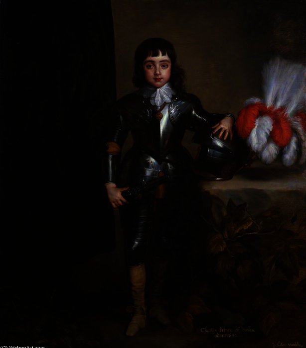 Wikioo.org - Bách khoa toàn thư về mỹ thuật - Vẽ tranh, Tác phẩm nghệ thuật Anthony Van Dyck - King Charles II