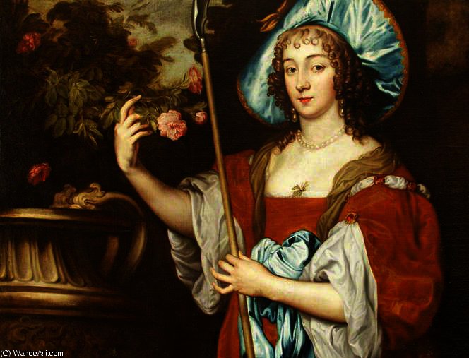 WikiOO.org - Enciklopedija dailės - Tapyba, meno kuriniai Anthony Van Dyck - Lady Dorothy Sydney, Lady Spencer, Later Countess of Sunderland