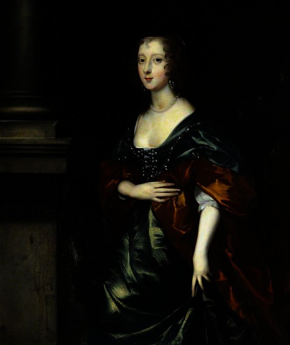 Wikioo.org - The Encyclopedia of Fine Arts - Painting, Artwork by Anthony Van Dyck - Lady Elizabeth Cecil, Countess of Devonshire