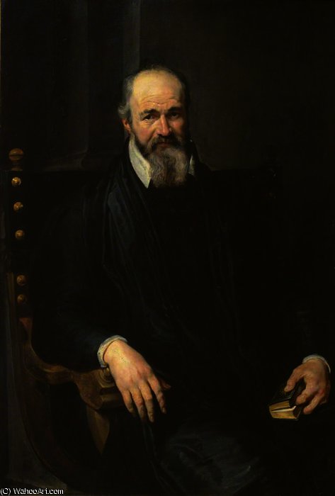 WikiOO.org - Enciklopedija dailės - Tapyba, meno kuriniai Anthony Van Dyck - Portrait of a Man in an Armchair
