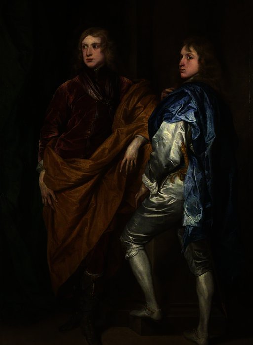 Wikioo.org - The Encyclopedia of Fine Arts - Painting, Artwork by Anthony Van Dyck - Portraits of Two Young Englishmen