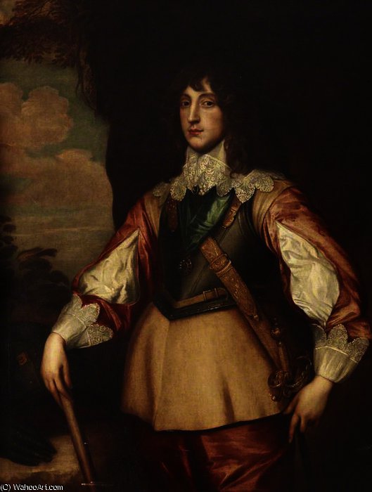 Wikioo.org - The Encyclopedia of Fine Arts - Painting, Artwork by Anthony Van Dyck - Prince Charles Louis, Elector Palatine of the Rhine and Duke of Bavaria