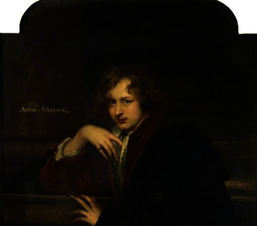 WikiOO.org - Encyclopedia of Fine Arts - Målning, konstverk Anthony Van Dyck - Self Portrait, When a Youth