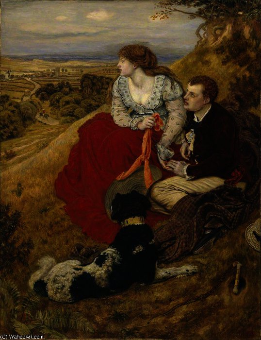 Wikioo.org - The Encyclopedia of Fine Arts - Painting, Artwork by Ford Madox Brown - Byron's dream