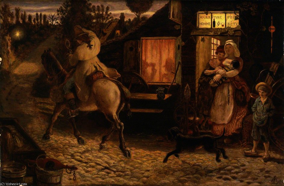 WikiOO.org - Enciklopedija dailės - Tapyba, meno kuriniai Ford Madox Brown - The traveller