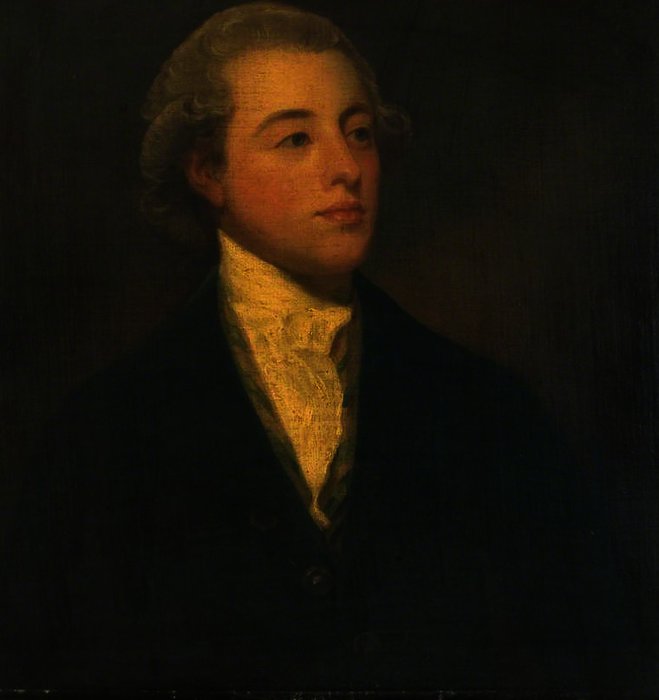 WikiOO.org - Encyclopedia of Fine Arts - Schilderen, Artwork George Romney - Colonel James Lowther as a Young Man