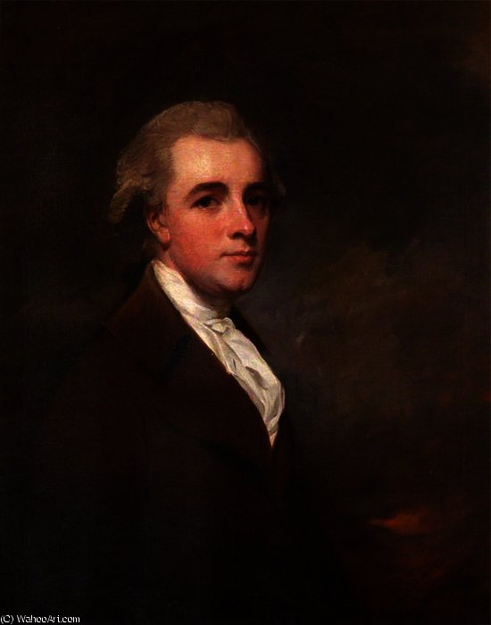 Wikioo.org - The Encyclopedia of Fine Arts - Painting, Artwork by George Romney - Henry Hoare, Esq. of Mitcham Grove, Surrey