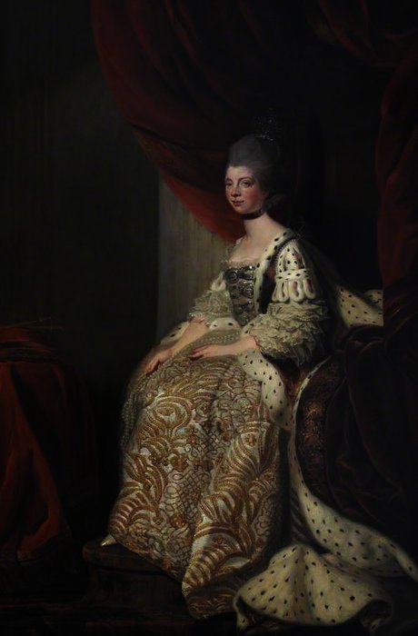Wikioo.org - The Encyclopedia of Fine Arts - Painting, Artwork by George Romney - Queen charlotte