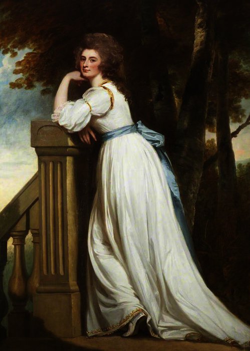 WikiOO.org - Encyclopedia of Fine Arts - Malba, Artwork George Romney - The lady rouse boughton