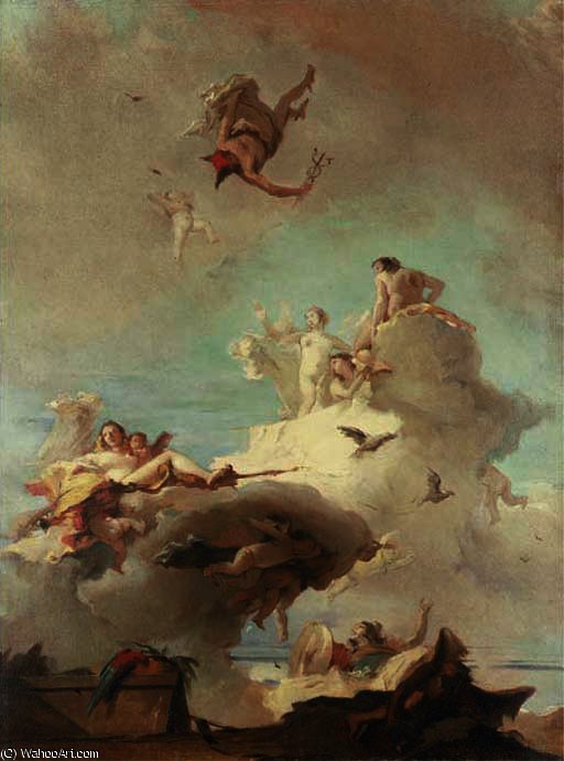Wikioo.org - The Encyclopedia of Fine Arts - Painting, Artwork by Giovanni Battista Tiepolo - The triumph of venus