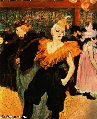Wikioo.org - The Encyclopedia of Fine Arts - Painting, Artwork by Henri De Toulouse Lautrec - Cha-U-Kao, The Chinese Clown