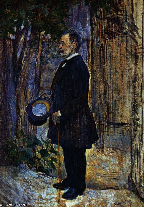 WikiOO.org - Encyclopedia of Fine Arts - Festés, Grafika Henri De Toulouse Lautrec - Picture of Henri Dihau