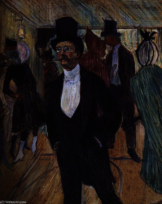 WikiOO.org - Encyclopedia of Fine Arts - Festés, Grafika Henri De Toulouse Lautrec - Picture of Henri Foucade