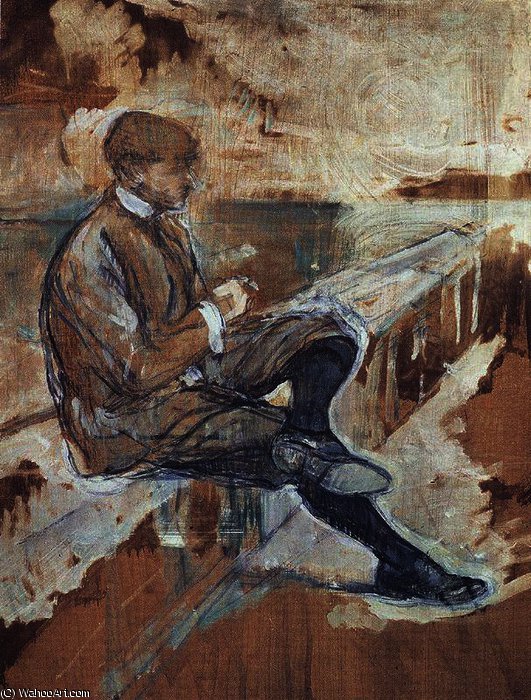 WikiOO.org - Encyclopedia of Fine Arts - Maalaus, taideteos Henri De Toulouse Lautrec - Picture of Louis Bouglé