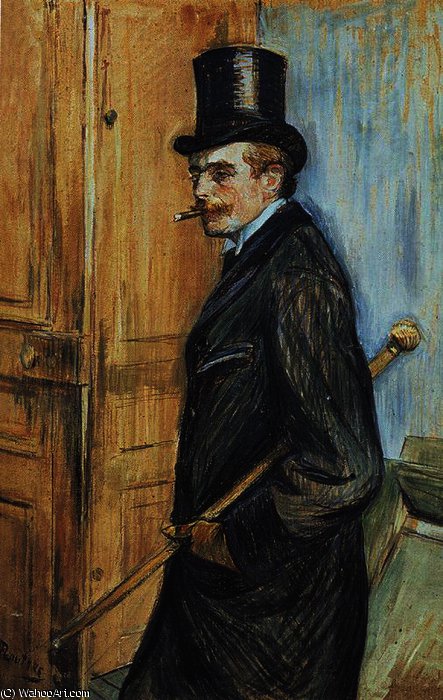 Wikoo.org - موسوعة الفنون الجميلة - اللوحة، العمل الفني Henri De Toulouse Lautrec - Picture of Louis Pascal