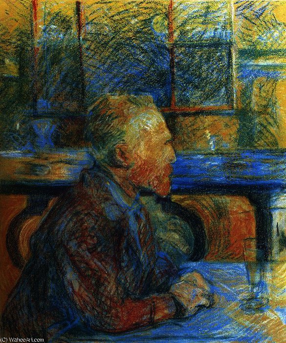 WikiOO.org – 美術百科全書 - 繪畫，作品 Henri De Toulouse Lautrec - 图片 的  文森特  货车  梵高