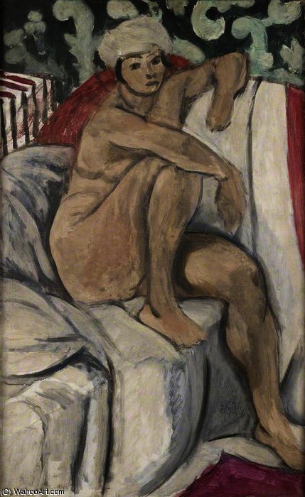 WikiOO.org - Encyclopedia of Fine Arts - Målning, konstverk Henri Matisse - Nude on a Sofa
