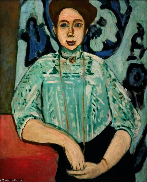 WikiOO.org - Encyclopedia of Fine Arts - Maalaus, taideteos Henri Matisse - Portrait of Greta Moll