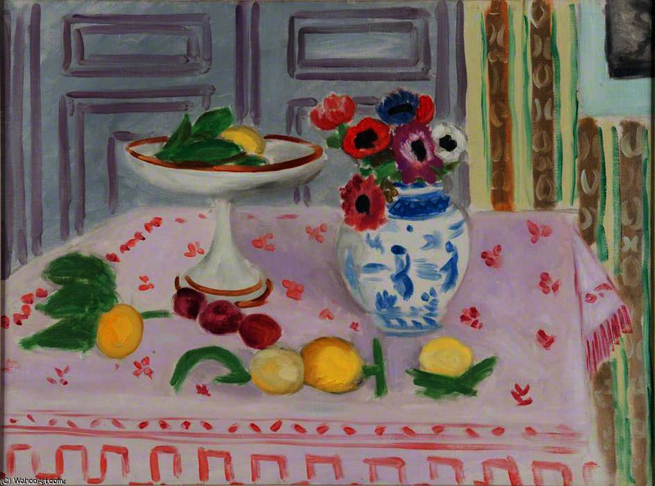 WikiOO.org - Encyclopedia of Fine Arts - Malba, Artwork Henri Matisse - The pink tablecloth