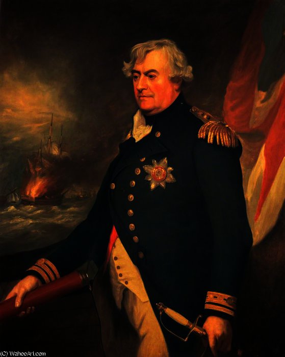 WikiOO.org - 백과 사전 - 회화, 삽화 John Singleton Copley - Adam Duncan, 1st Viscount Duncan of Camperdown, Admiral