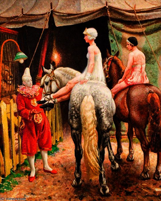 Wikioo.org - The Encyclopedia of Fine Arts - Painting, Artwork by Dame Laura Knight - The rosinbacks