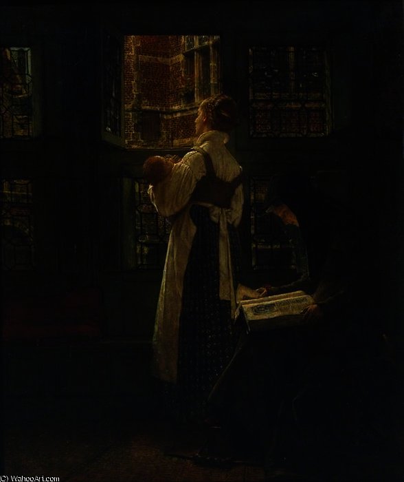 WikiOO.org - Enciklopedija likovnih umjetnosti - Slikarstvo, umjetnička djela Lawrence Alma-Tadema - Sunday morning