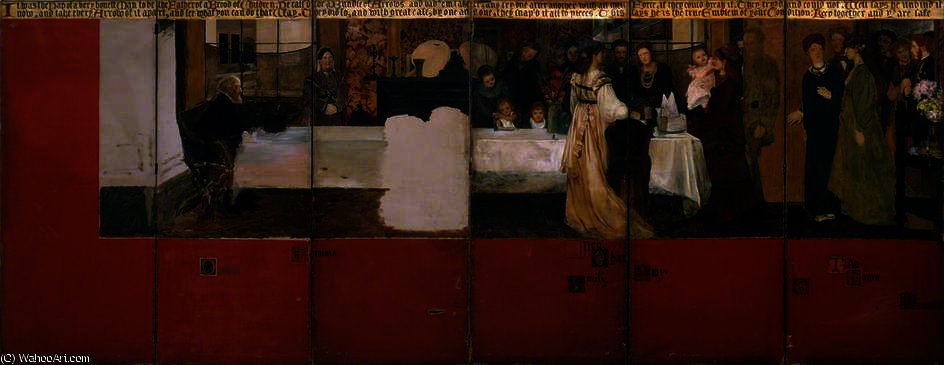 Wikioo.org - The Encyclopedia of Fine Arts - Painting, Artwork by Lawrence Alma-Tadema - The epps family