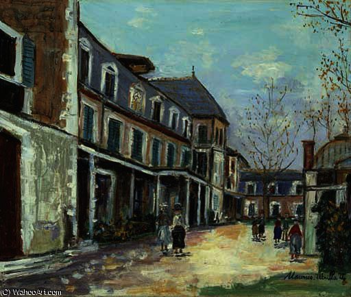Wikioo.org - The Encyclopedia of Fine Arts - Painting, Artwork by Maurice Utrillo - Hospice of saint vincent de paul